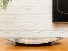 Load image into Gallery viewer, Silver Plated Oval Braided Edge Tray
