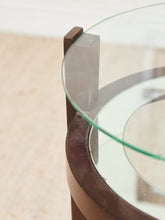 Load image into Gallery viewer, Round Wood 2 Tier Table
