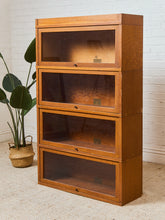 Load image into Gallery viewer, Barrister Oak Antique Lawyers Book Shelf by Globe-Wernicke
