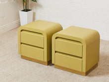 Load image into Gallery viewer, Yellow Sunshine Pair of Nightstands
