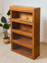 Load image into Gallery viewer, Barrister Oak Antique Lawyers Book Shelf by Globe-Wernicke
