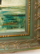 Load image into Gallery viewer, Mid-century, Modern Extraordinary Sailboat Painting
