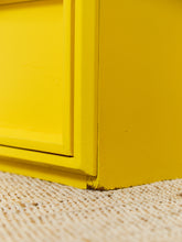 Load image into Gallery viewer, Yellow Eight Drawer Bamboo Dresser

