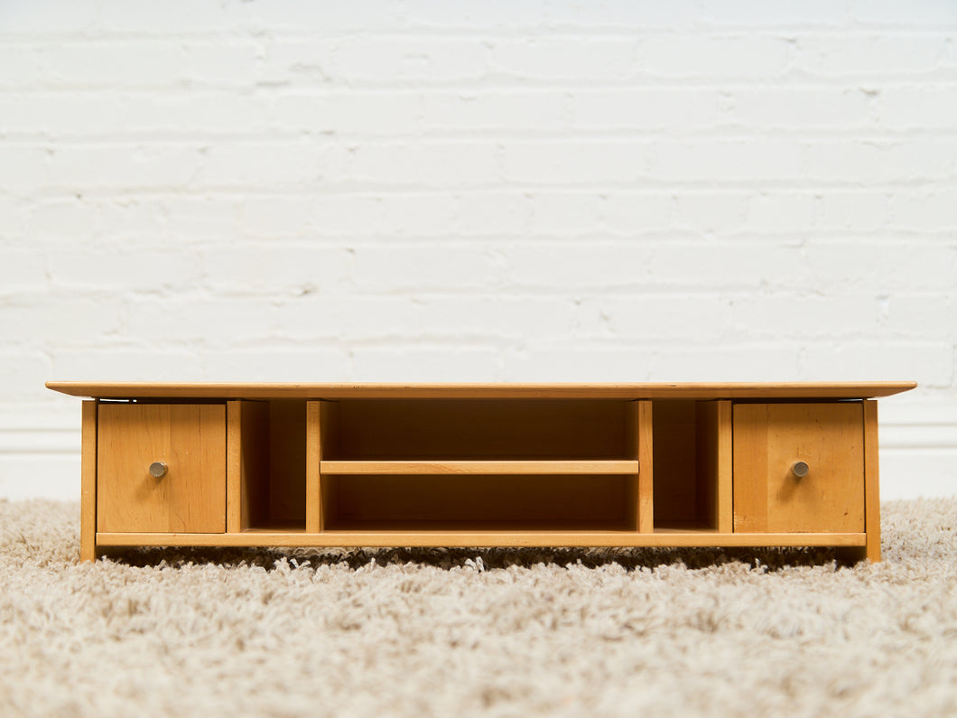 Oak Low Profile Credenza