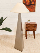 Load image into Gallery viewer, Rare Designer Stainless Steel Floor Lamp

