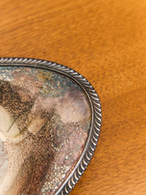 Load image into Gallery viewer, Silver Plated Oval Small Braided Edge Tray
