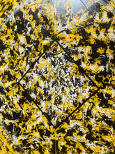 Load image into Gallery viewer, Geometric Acrylic Abstract Mandala museum Painting in Yellow by Gerald Campbell
