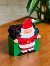 Load image into Gallery viewer, Santa Plaid Holiday Cloth Napkins

