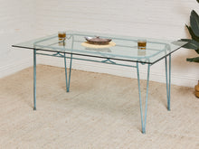 Load image into Gallery viewer, Antiqued Vintage Mid Century Patio Table
