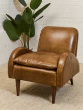 Load image into Gallery viewer, Roland Chair in Echo Umber Leather
