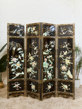 Load image into Gallery viewer, Mother of Pearl Exquisite Asian Room Divider
