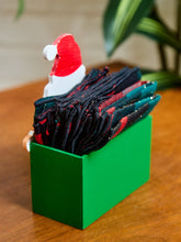 Load image into Gallery viewer, Santa Plaid Holiday Cloth Napkins

