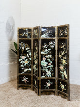 Load image into Gallery viewer, Mother of Pearl Exquisite Asian Room Divider

