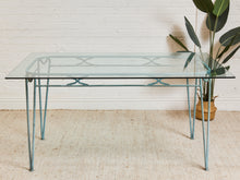 Load image into Gallery viewer, Antiqued Vintage Mid Century Patio Table

