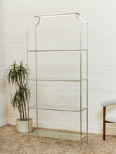 Load image into Gallery viewer, Hollywood Regency Gold Etagere Shelf
