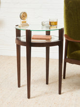 Load image into Gallery viewer, Round Wood 2 Tier Table
