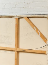 Load image into Gallery viewer, Geometric Acrylic Abstract Mandala museum Painting in Yellow by Gerald Campbell
