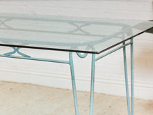 Load image into Gallery viewer, Antiqued Vintage Mid Century Patio Table
