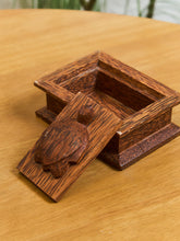 Load image into Gallery viewer, Hand Carved Turtle Trinket Box From Costa Rica

