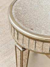 Load image into Gallery viewer, Mirrored Neoclassical Side Table

