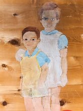 Load image into Gallery viewer, Hand Painted Vintage Art 1950’s on Wood Boards
