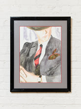Load image into Gallery viewer, Vintage Painting of a Demure Gentleman
