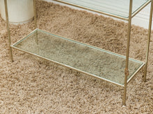 Load image into Gallery viewer, Hollywood Regency Gold Etagere Shelf
