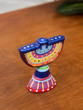 Load image into Gallery viewer, Hanukkah Hand Painted Candle Holder
