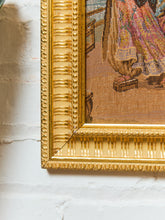 Load image into Gallery viewer, Antique Japanese Geisha Tapestry Framed
