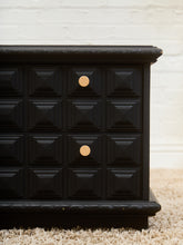 Load image into Gallery viewer, Black and Gold Brutalist Dresser
