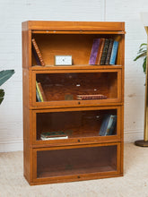 Load image into Gallery viewer, Barrister Oak Antique Lawyers Book Shelf by Globe-Wernicke
