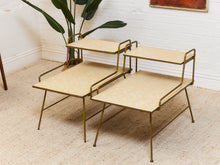 Load image into Gallery viewer, Tile Top 1960s 2 Tier Side Table
