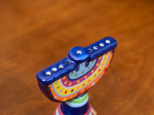 Load image into Gallery viewer, Hanukkah Hand Painted Candle Holder
