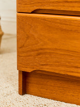 Load image into Gallery viewer, Teak Danish Modern 6 Drawer Dresser
