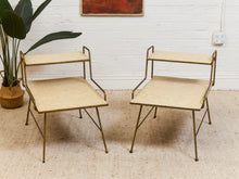 Load image into Gallery viewer, Tile Top 1960s 2 Tier Side Table
