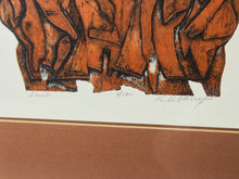 Load image into Gallery viewer, Mid Century Abstract Lithograph by Anita Klebanoff
