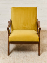 Load image into Gallery viewer, Zayden Lounge Chair in Dijon
