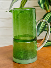 Load image into Gallery viewer, Vintage crackle, Murano Italian Glass Set with Pitcher
