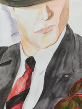 Load image into Gallery viewer, Vintage Painting of a Demure Gentleman
