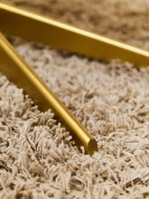 Load image into Gallery viewer, Stone Oval Coffee Table with Gold Legs
