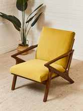 Load image into Gallery viewer, Zayden Lounge Chair in Dijon
