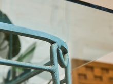 Load image into Gallery viewer, Antiqued Vintage Mid Century Patio Table
