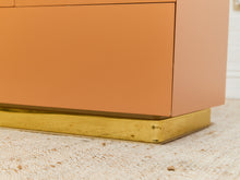 Load image into Gallery viewer, Post Modern Creamy Coral Dresser
