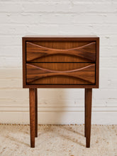 Load image into Gallery viewer, Sculpted Nightstand in American Walnut
