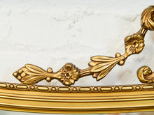 Load image into Gallery viewer, Ribbon Crested Gilt Mirror
