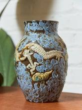 Load image into Gallery viewer, Qing Qianlong Style Dragon Vase with Turquoise Glaze
