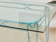 Load image into Gallery viewer, Antiqued Vintage Mid Century Patio Table
