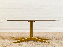 Load image into Gallery viewer, Stone Oval Coffee Table with Gold Legs

