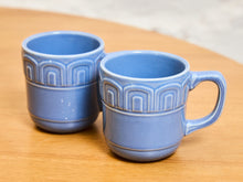 Load image into Gallery viewer, Pair of Parisian Blue Mugs

