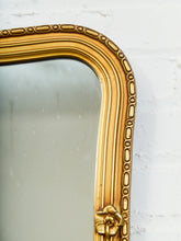 Load image into Gallery viewer, Ribbon Crested Gilt Mirror
